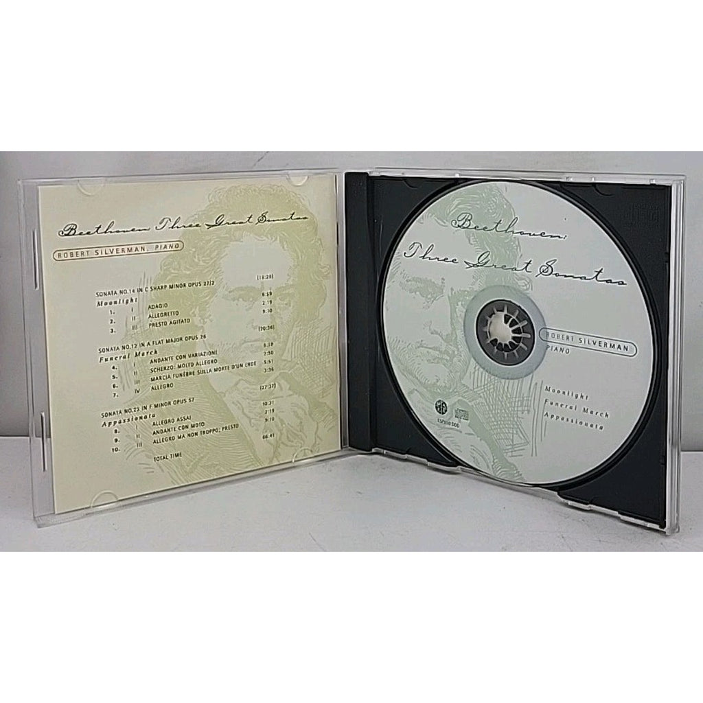 Robert Silverman Beethoven Three Great Sonatas CD Orpheum Masters