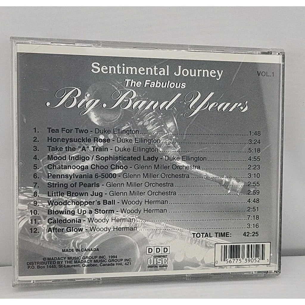 Sentimental Journey The Fabulous Big Band Years Vol 1 - CD