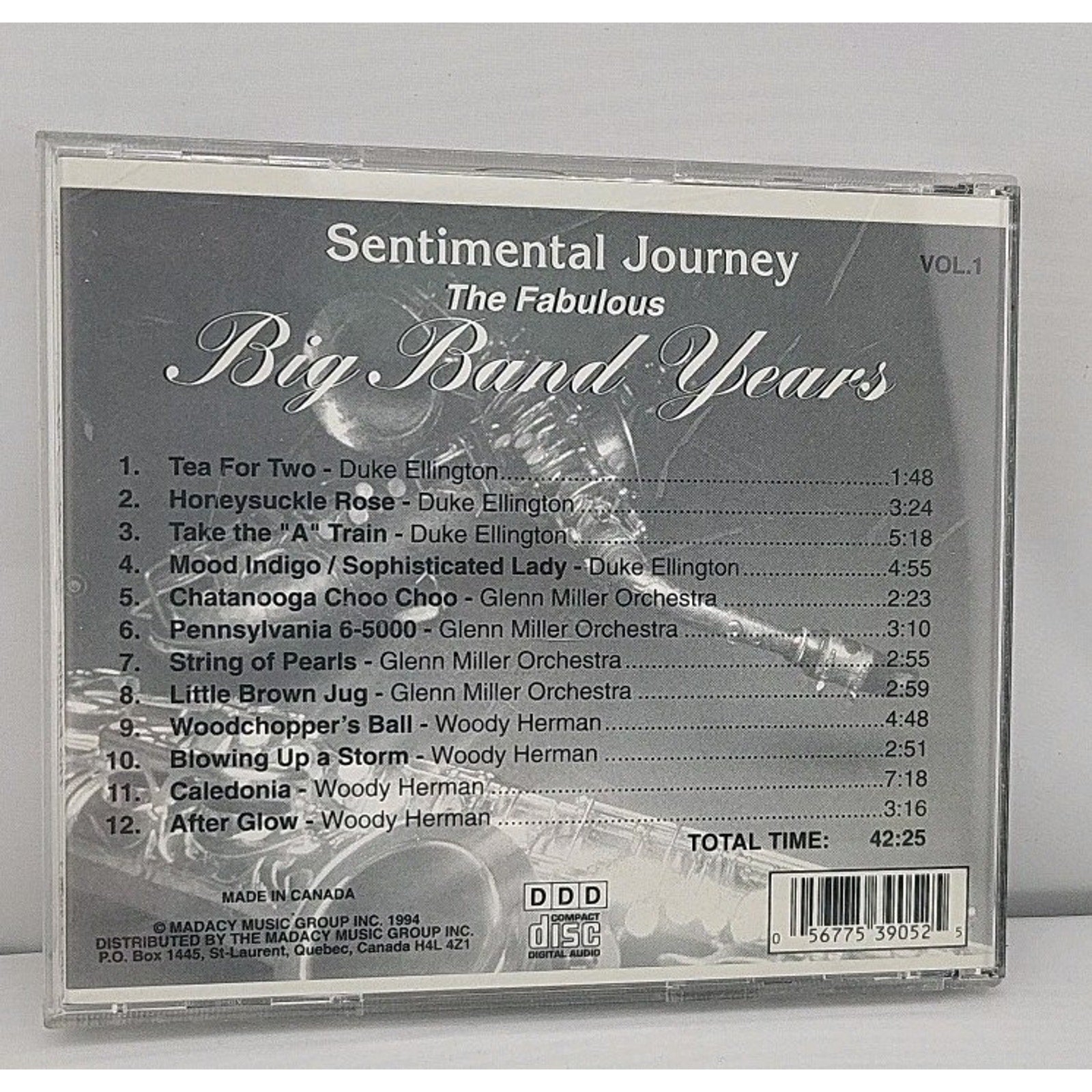 Sentimental Journey The Fabulous Big Band Years Vol 1 - CD
