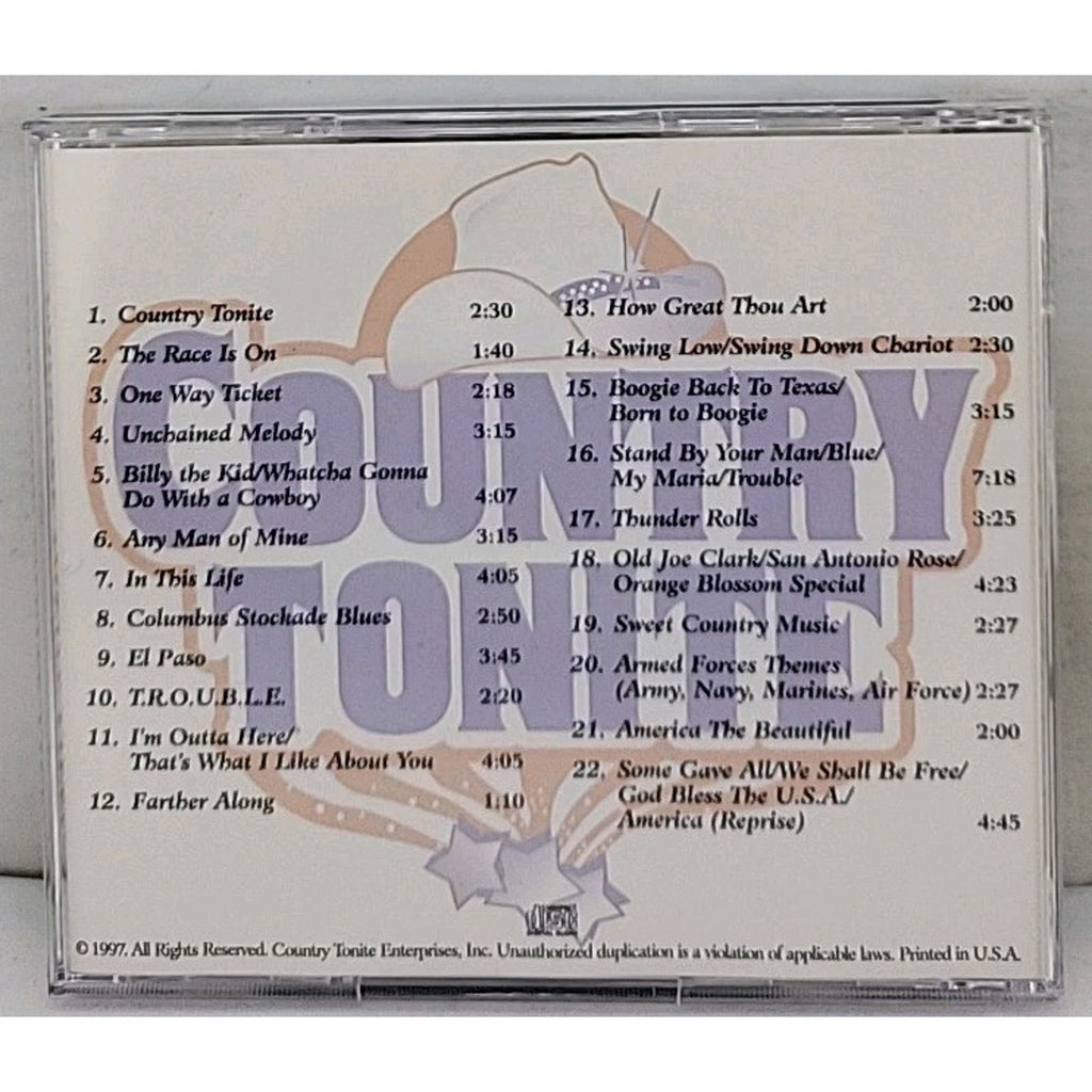 Country Tonite Live! CD