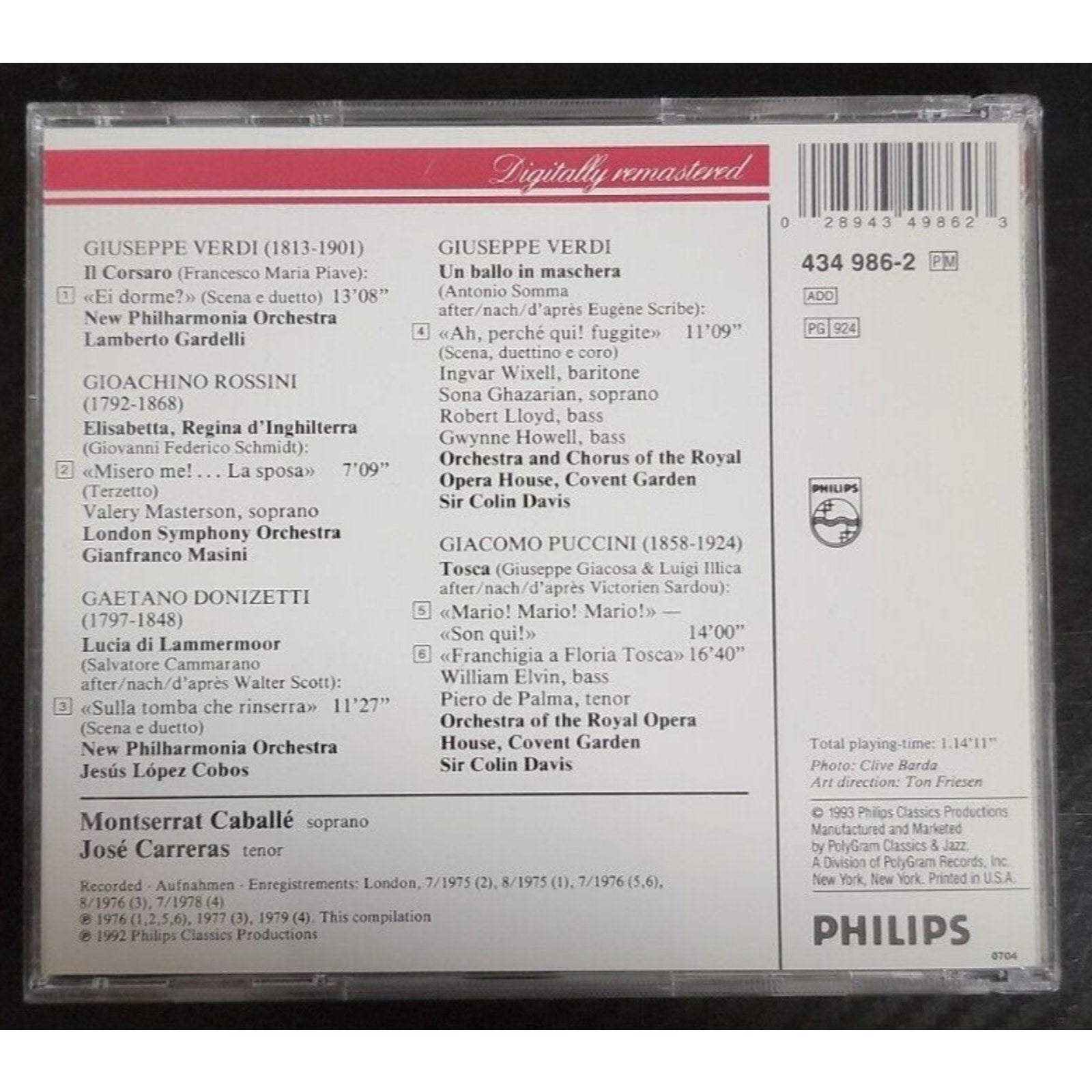 Duetti Amorosi - Verdi / Rossini / Donizetti / Puccini (CD)