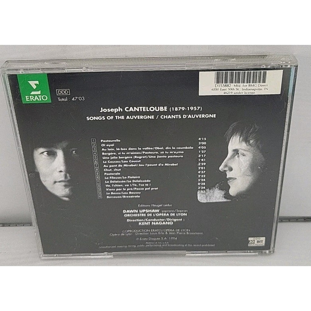 Canteloube: Songs Of The Auvergne (Chants D'Auvergne) - Music CD - Dawn Upshaw -