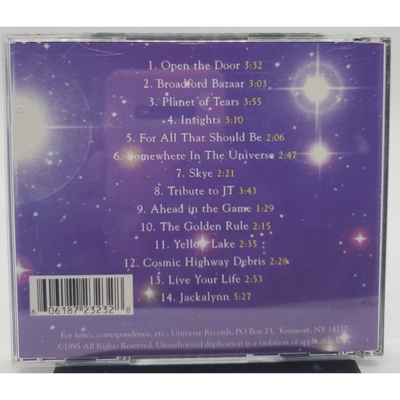Ray Roehner - Somewhere In Universe - CD The Golden Rule Planet of Tears Skye Ed