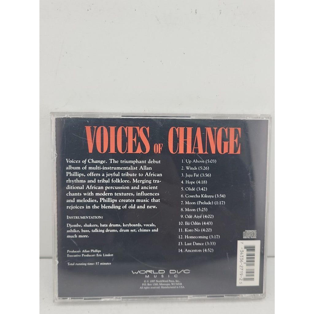 Voices of Change by Allan Phillips (CD, 2006)
