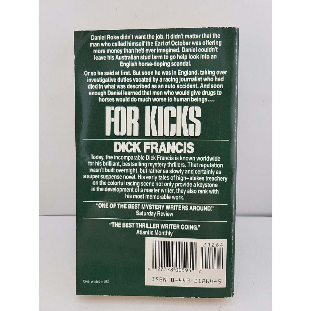 For Kicks by Dick Francis (1987, Mass Market)