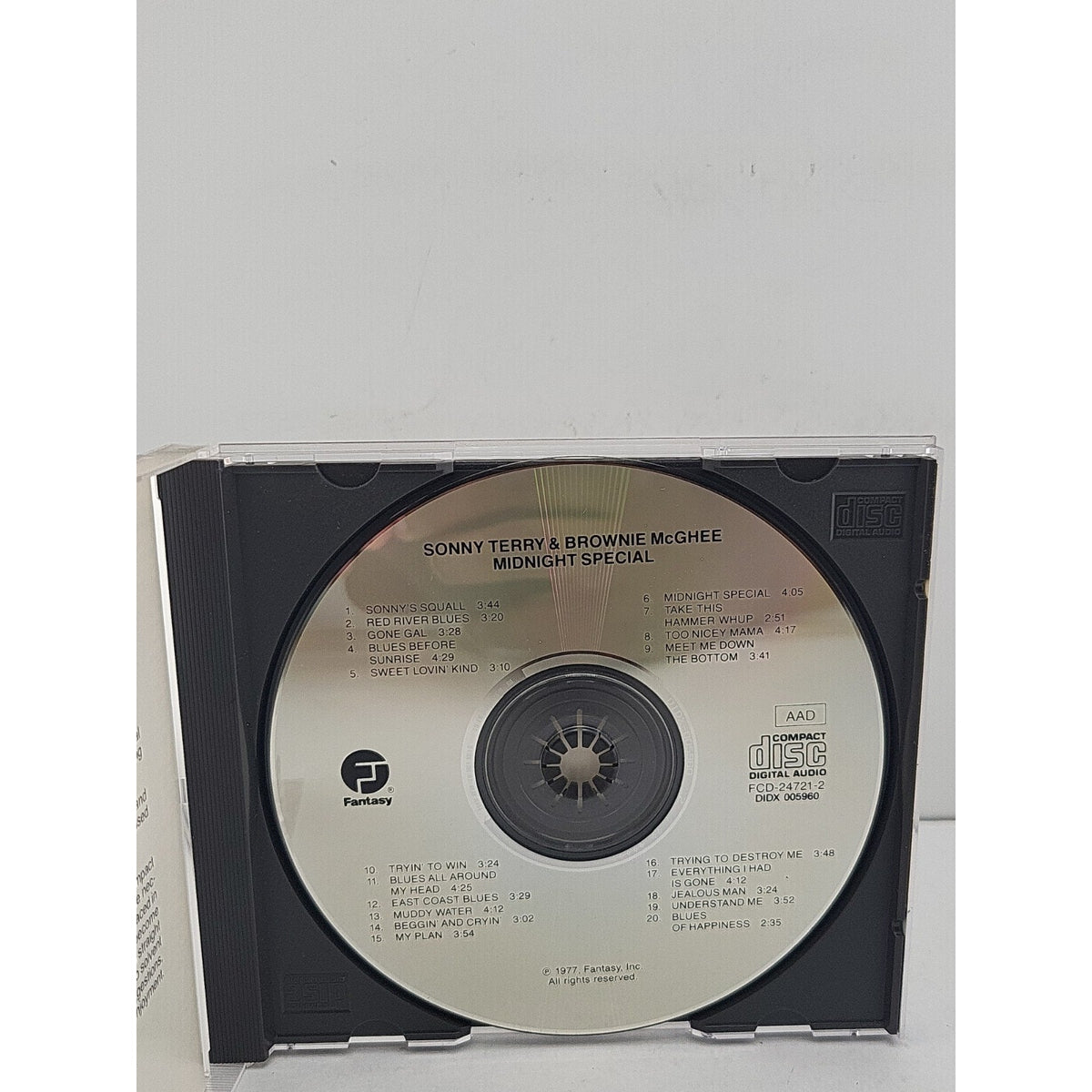 Midnight Special by Sonny Terry/Brownie McGhee (CD, Jan-1990, Fantasy)