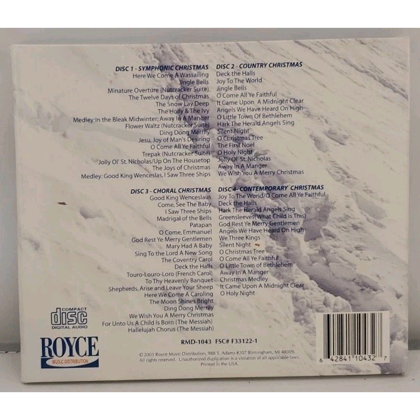 Peace on Earth - A Celebration of Holiday Music (CD)
