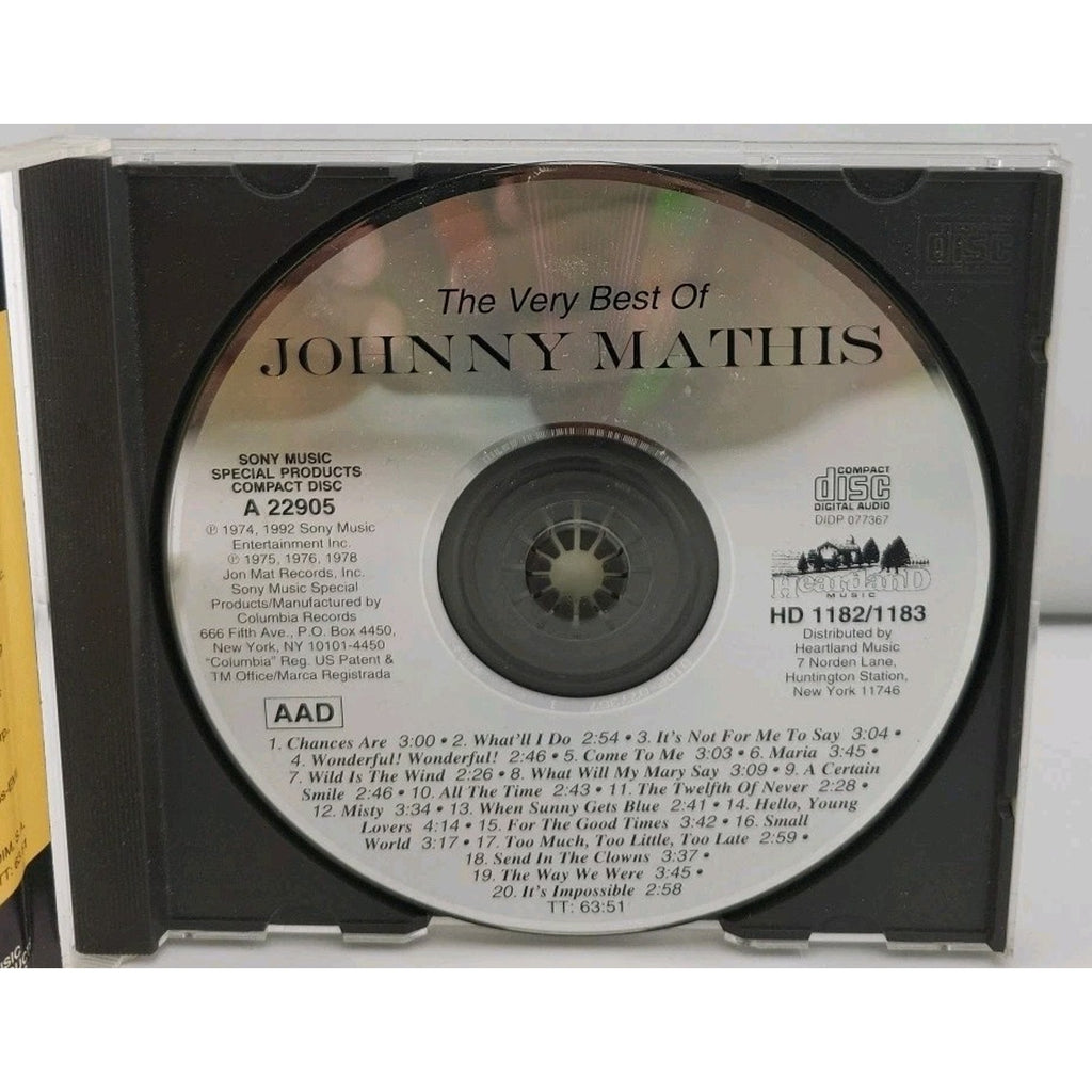 The Very Best Of Johnny Mathis CD