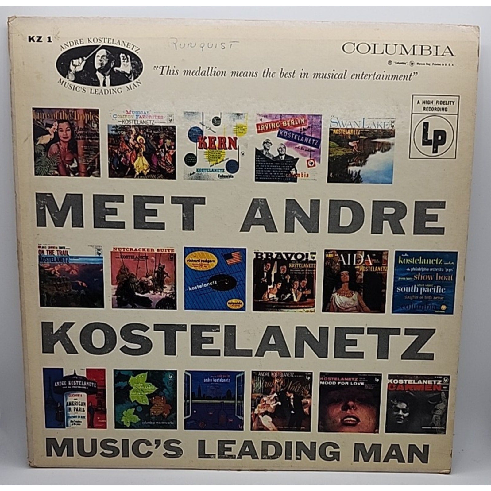 Andre Kostelanetz And His Orchestra ‎- Meet Andre Kostelanetz (Record)
