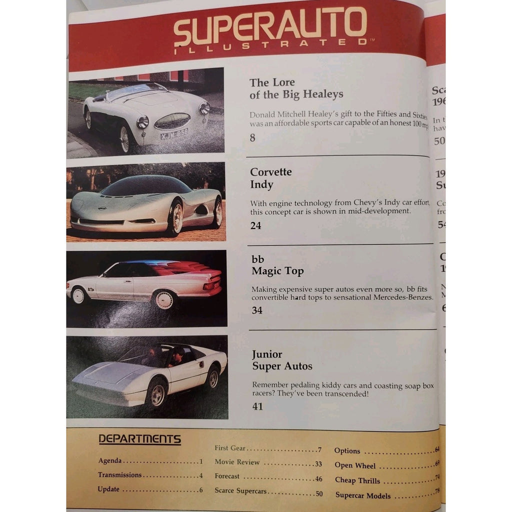 Super Auto Illustrated Magazine July 1986
