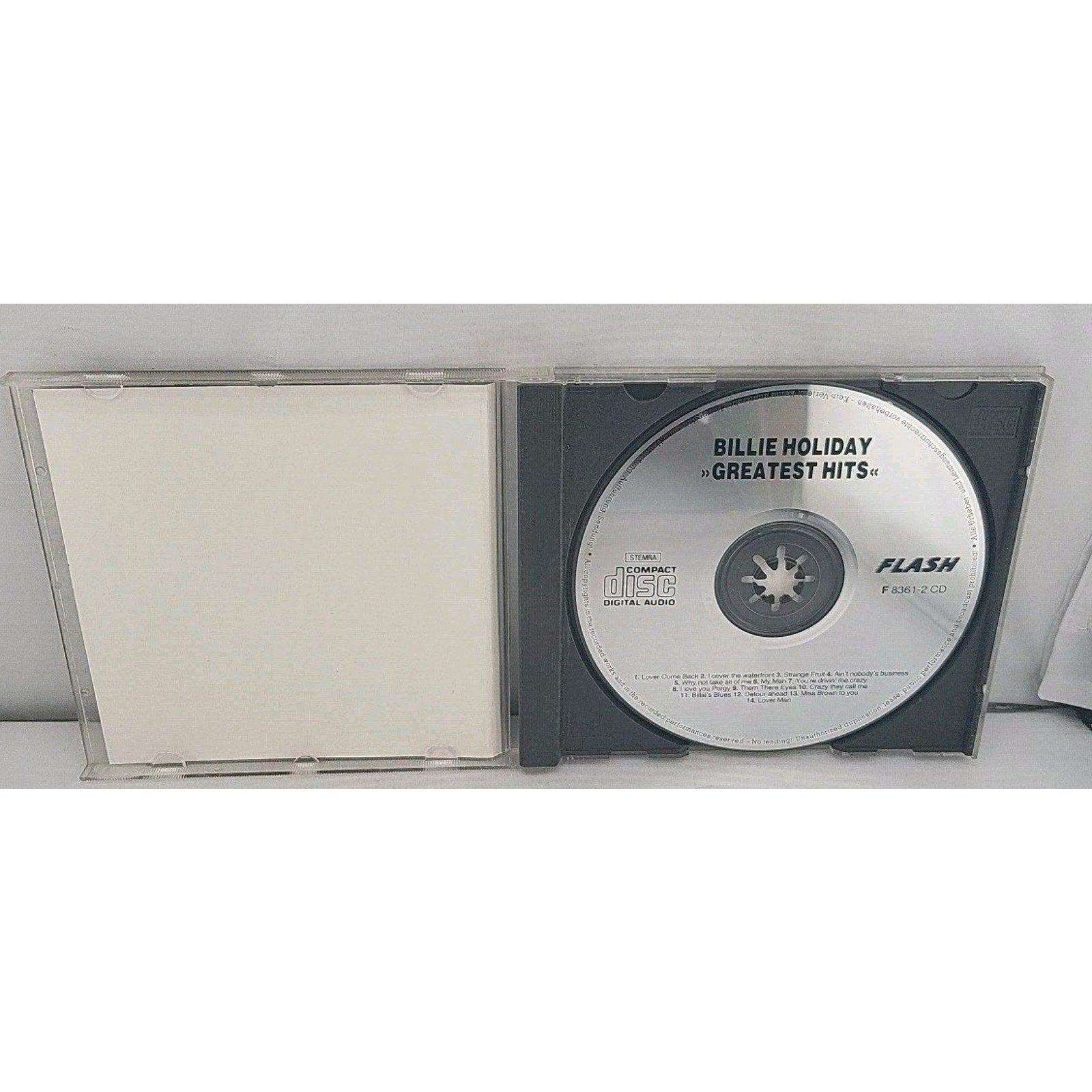 Billie Holiday "Greatest Hits" CD