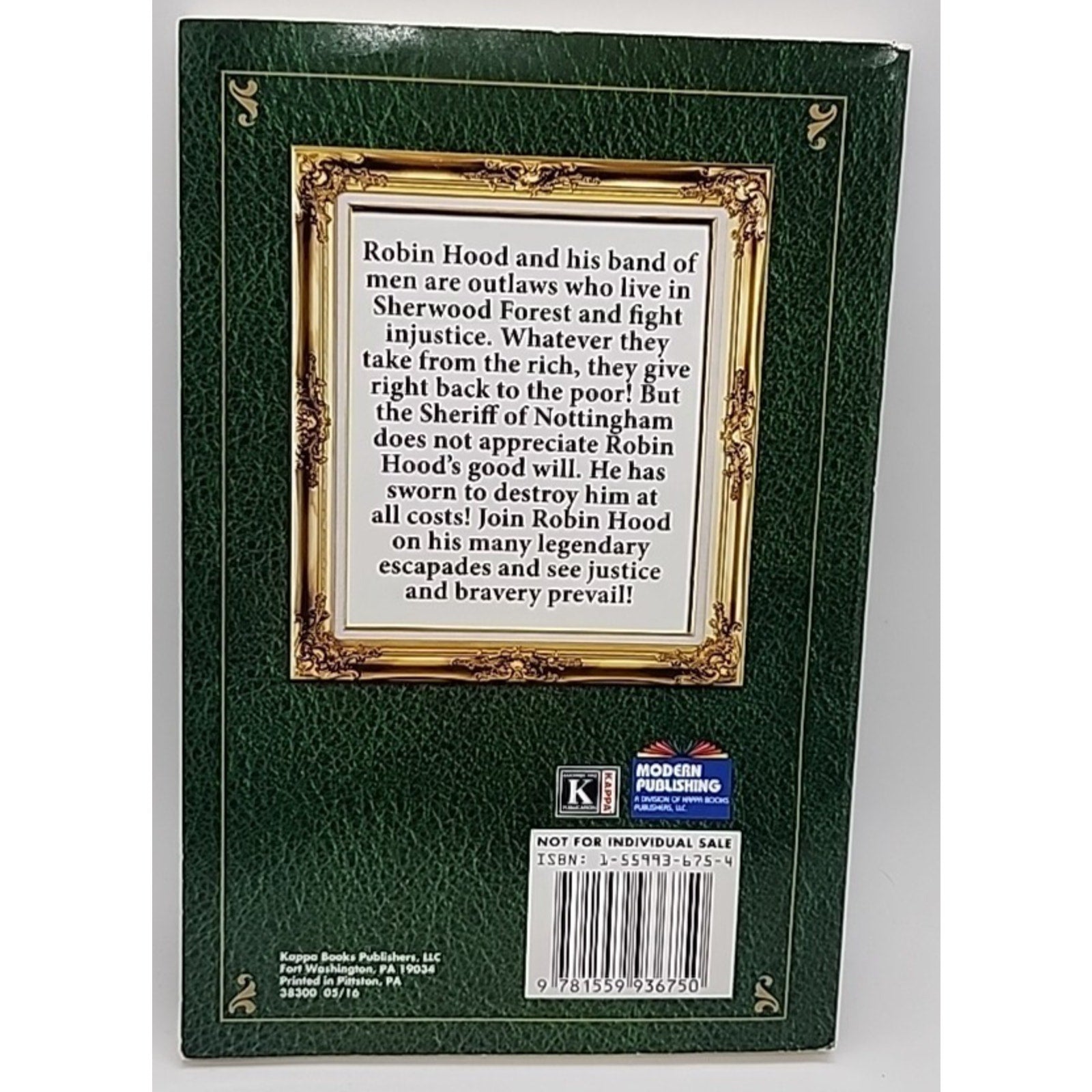 Robin Hood Small Paperback Book By Howard Pyle