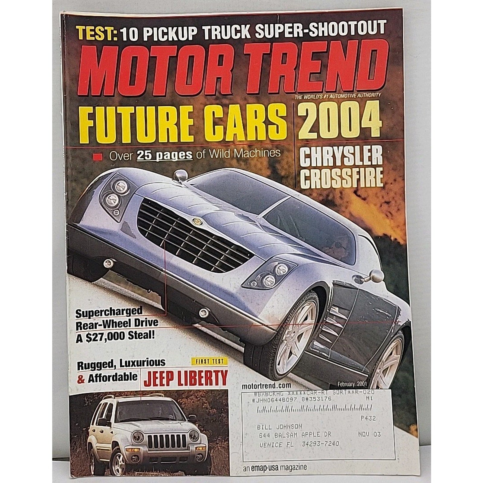 Motor Trend Magazine February 2001