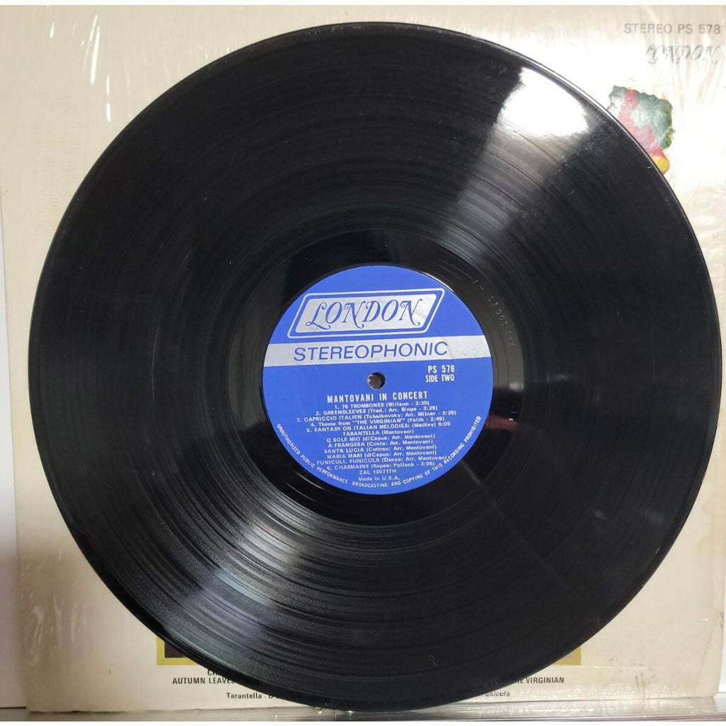 Mantovani And His Orchestra – Mantovani In Concert (Vinyl)