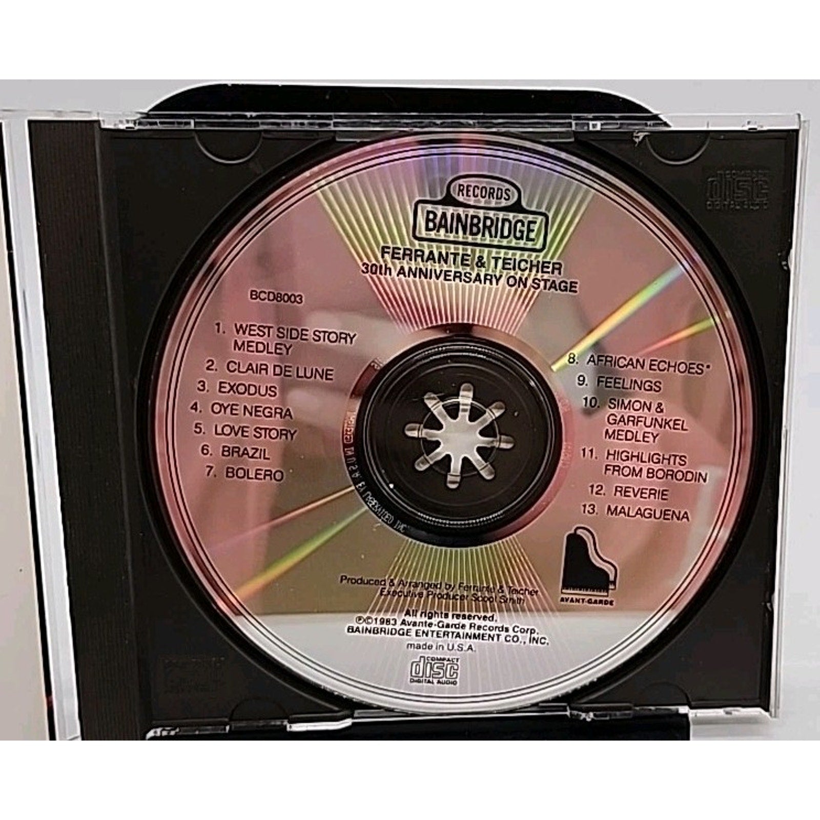 30th Anniversary on Stage By Ferrante & Teicher CD
