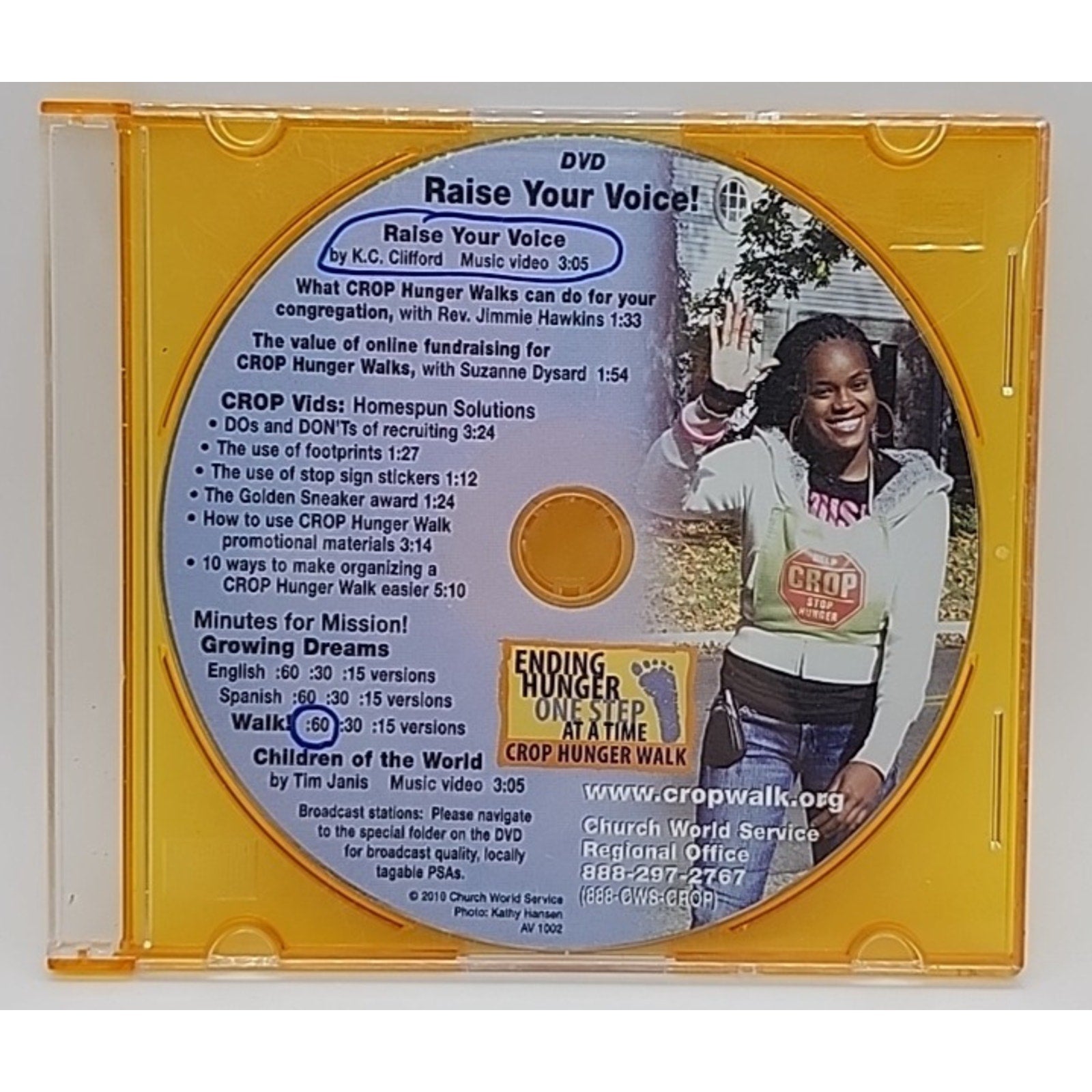 Raise Your Voice By K.C. Clifford Crop Wall DVD