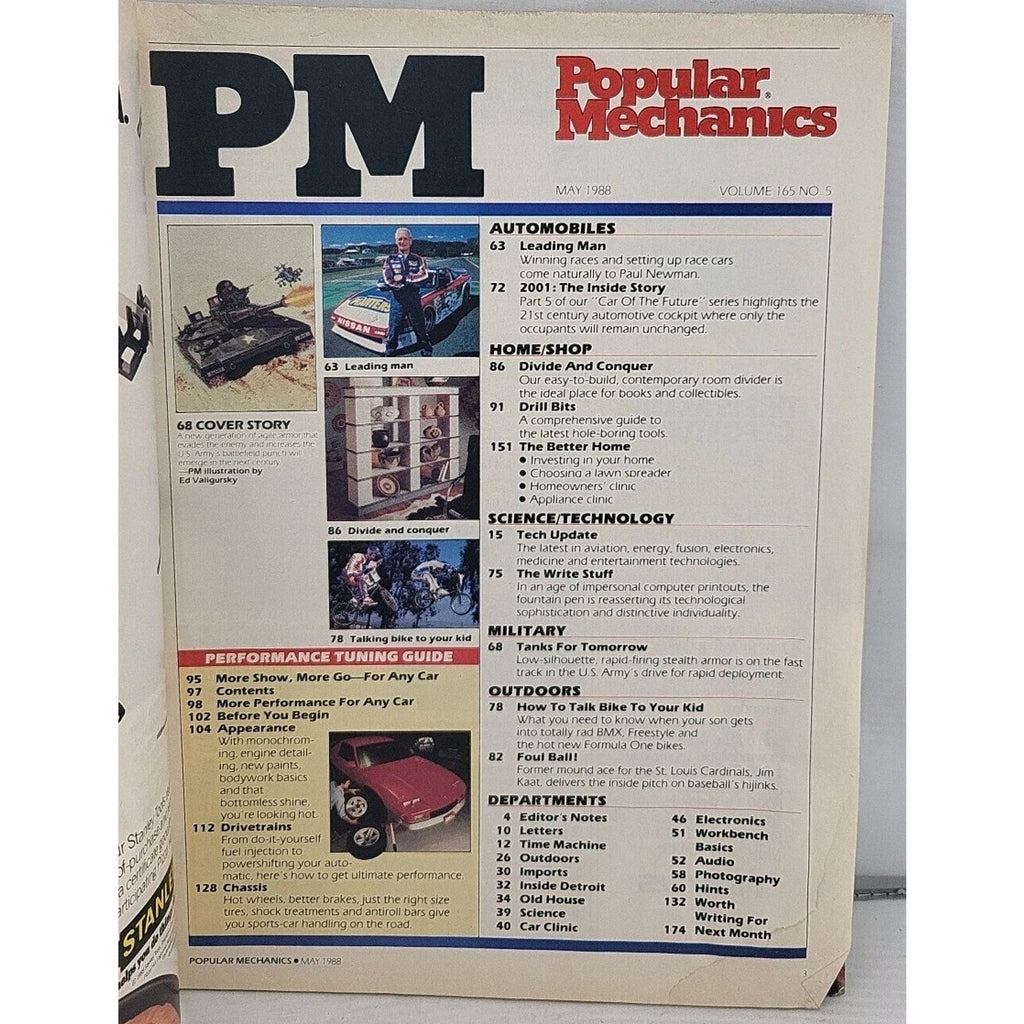 Popular Mechanics Magazine - May 1988 - Volume 165 No. 5