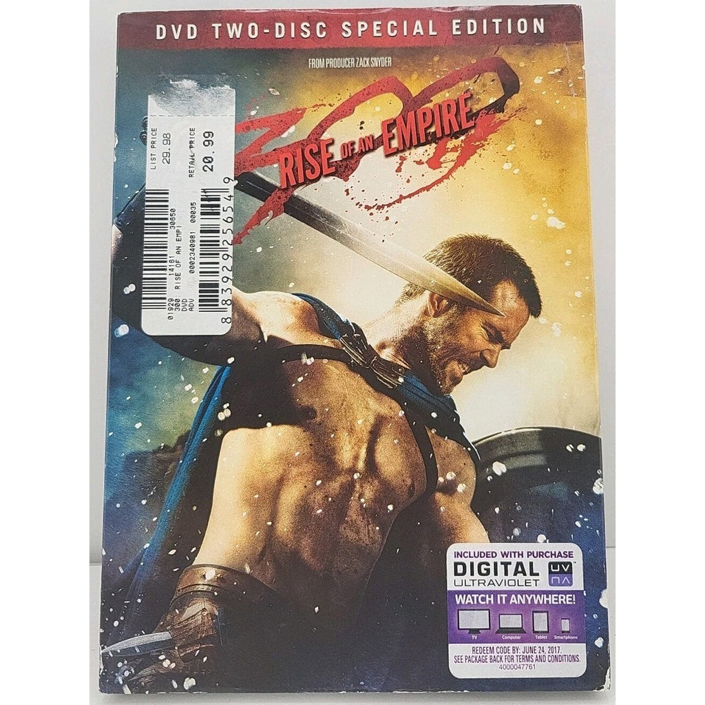 300: Rise of an Empire (DVD, 2014, 2-Disc Set) *Brand New*