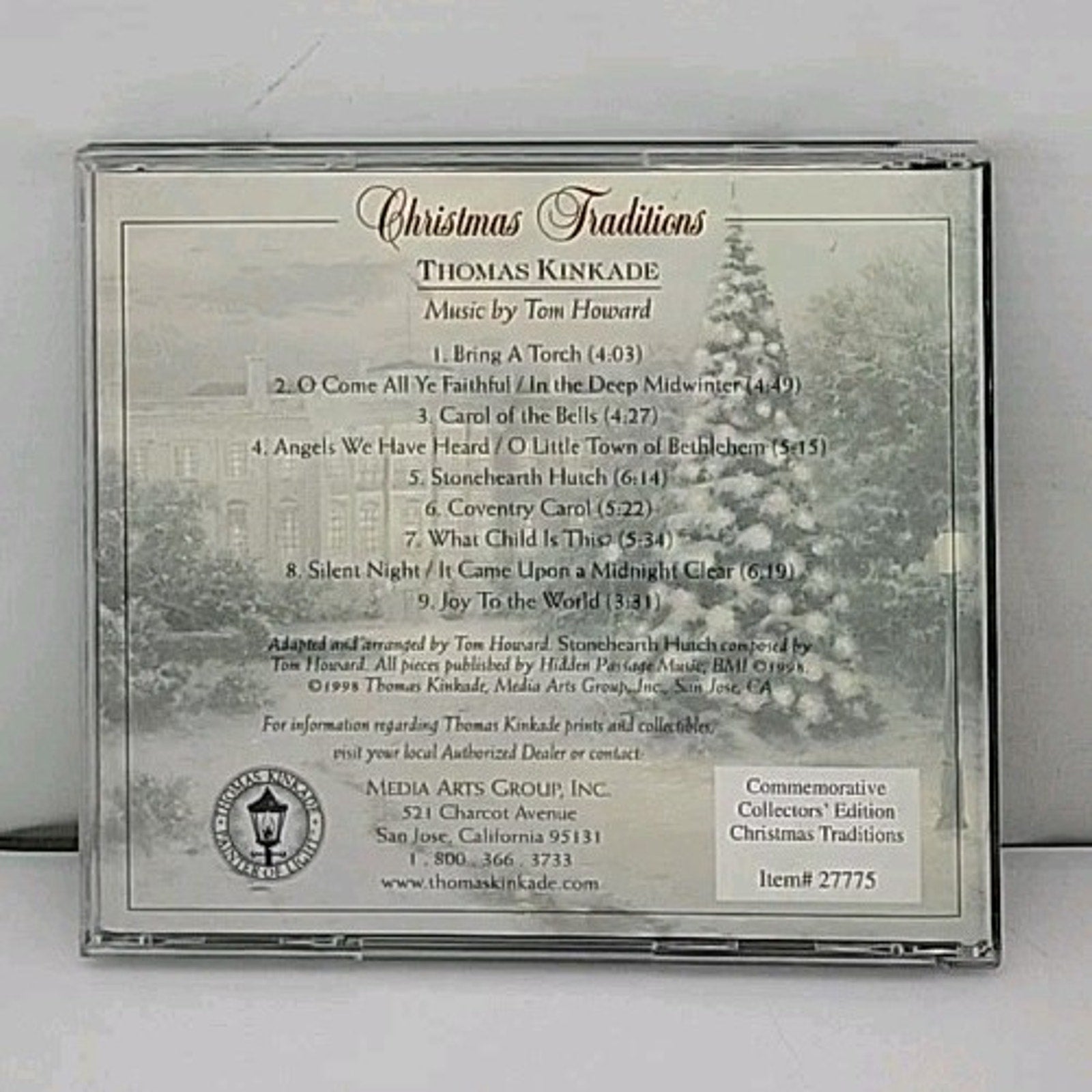 Christmas Traditions CD - Thomas Kinkade - Commemorative Collectors Edition