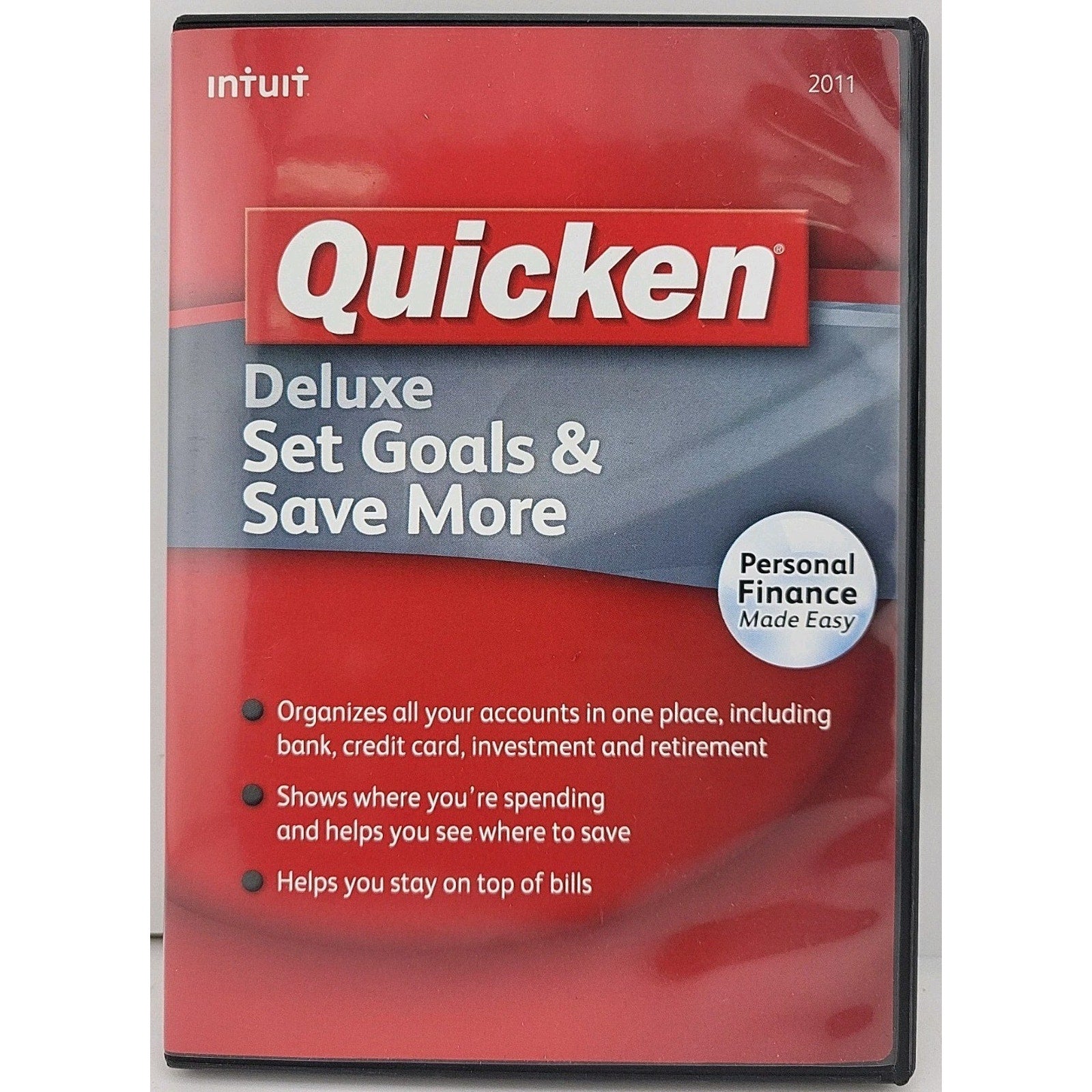 Quicken Deluxe Set Goals & Save More Disc