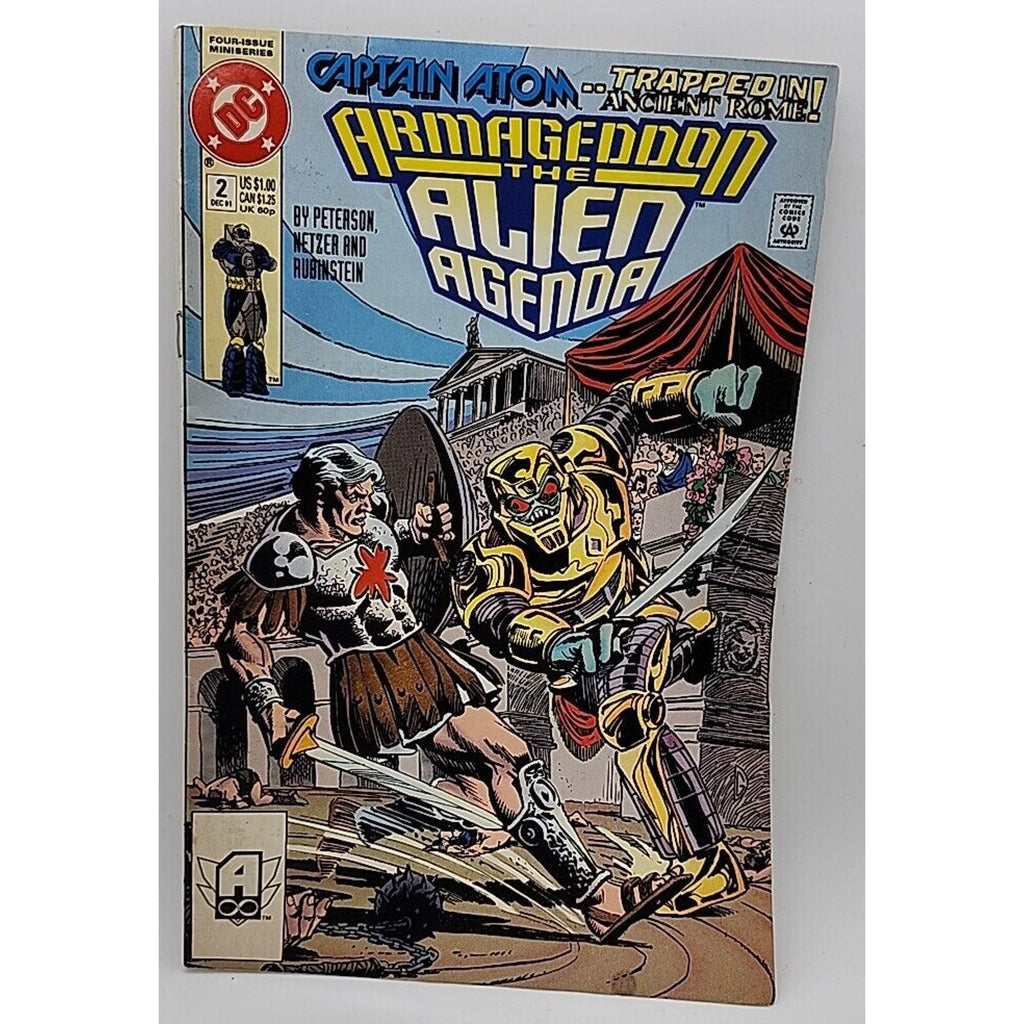Armageddon: The Alien Agenda #2- Captain Atom in Ancient Rome DC Comics 1991