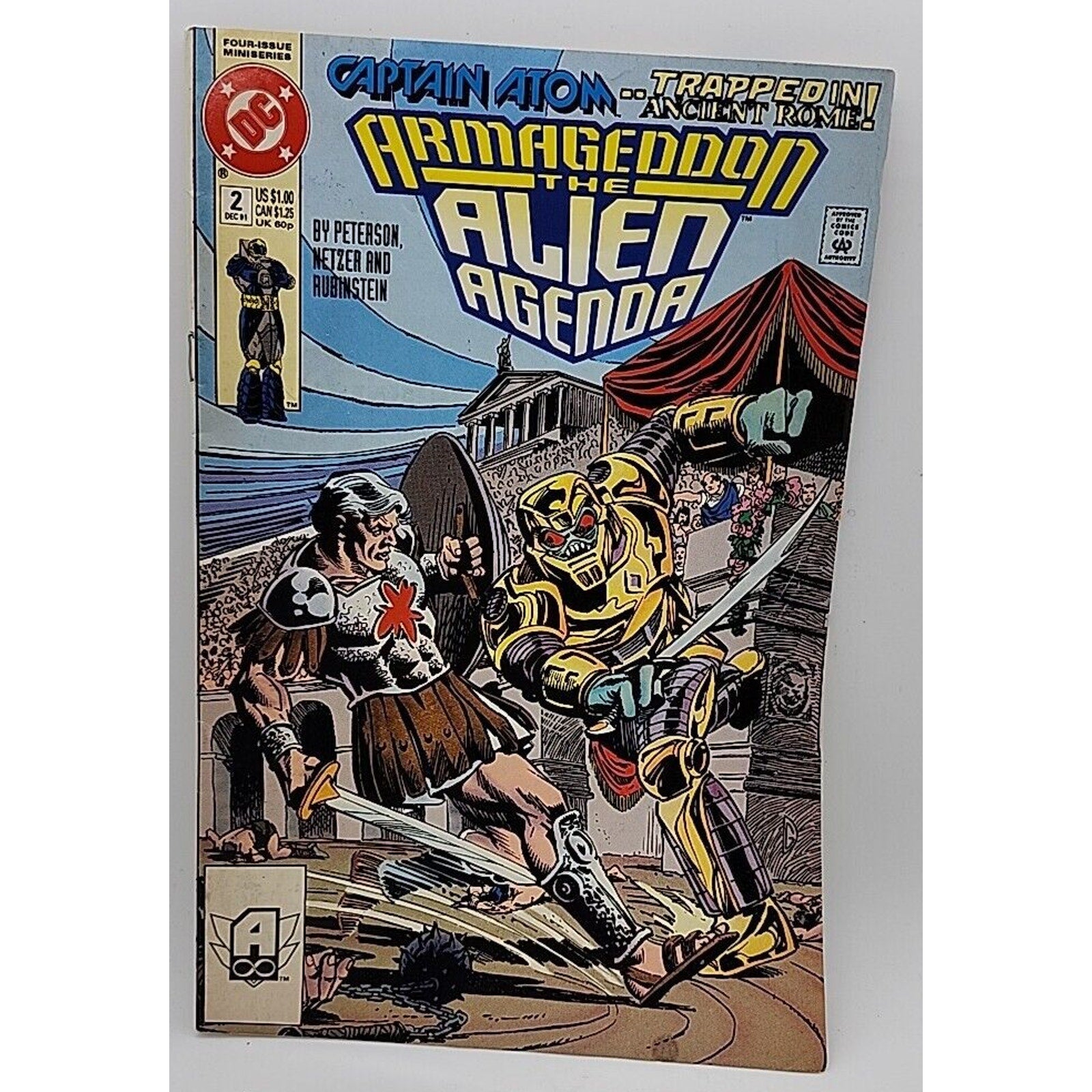 Armageddon: The Alien Agenda #2- Captain Atom in Ancient Rome DC Comics 1991