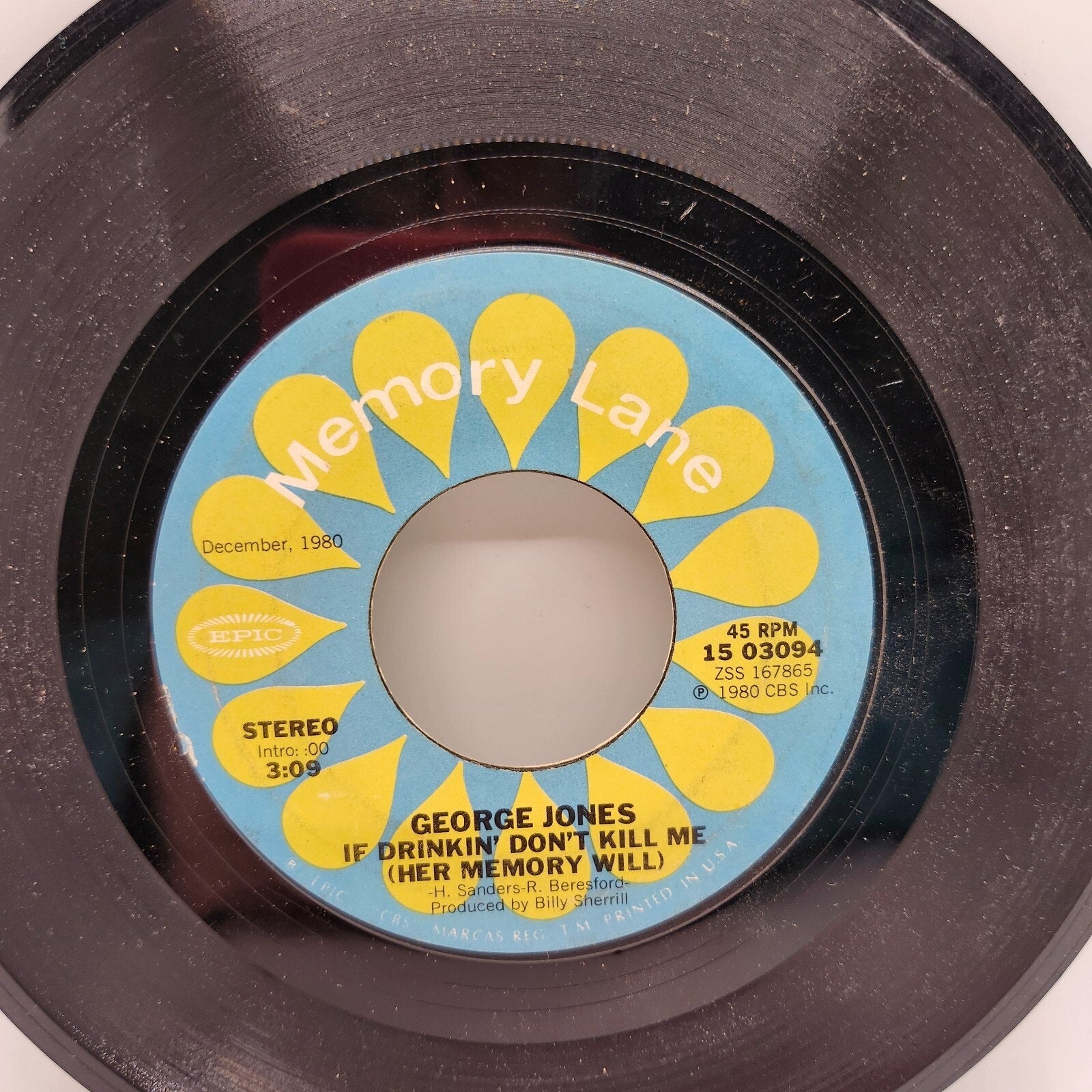 Still Doin' Time / If Drinkin' Don't Kill Me By George Jones (Record) - 15 03094
