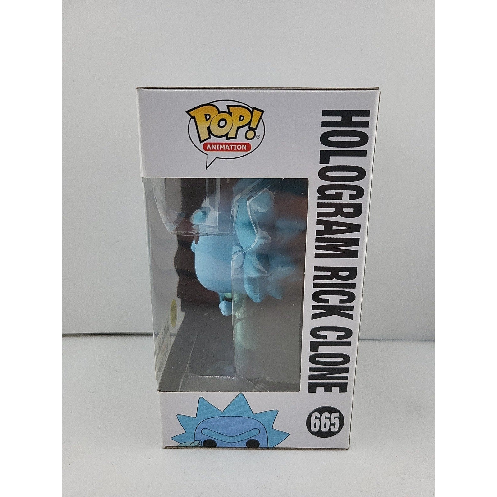 Funko Pop! Vinyl: Rick and Morty - Hologram Rick Clone (Glows in the Dark) -...