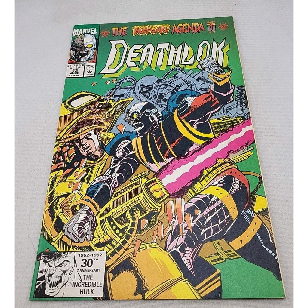 Deathlok #12 Marvel Comic Book 1992