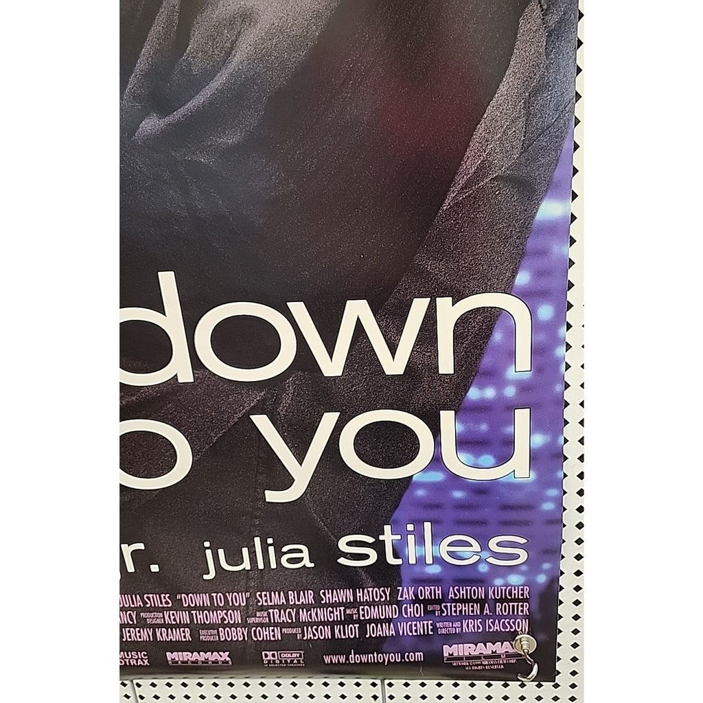 Down To You (2000) Original Rolled SS Movie Poster 27x40