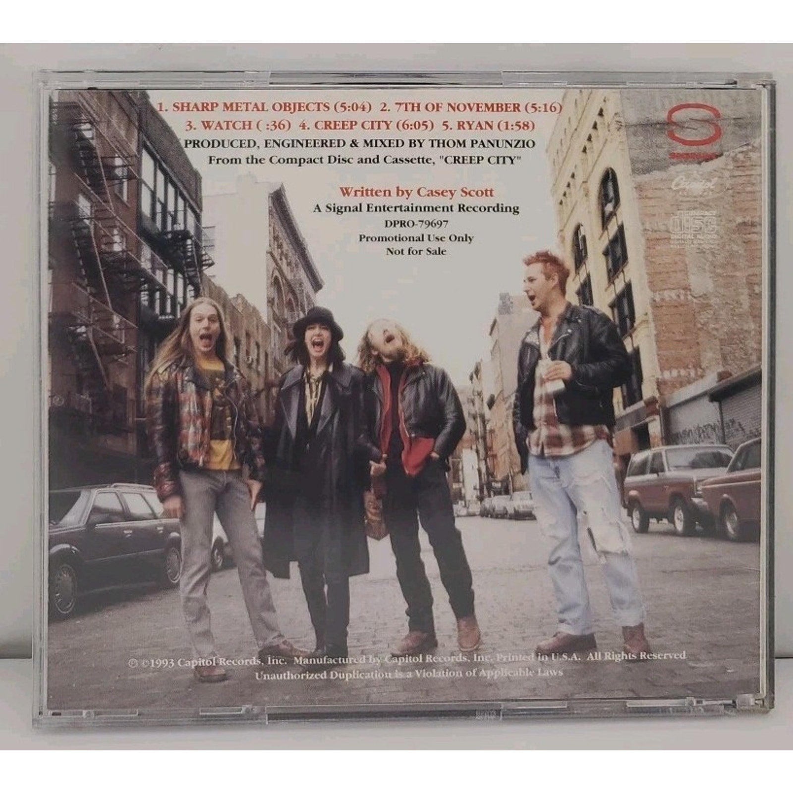 Creep City by Casey Scott (CD, May-1993, Signal)