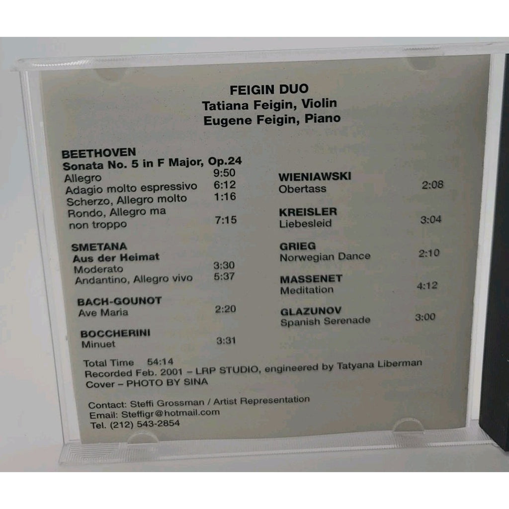 Feigin Duo Tatiana Feigin And Eugene Feigin Piano (CD)