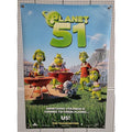 Planet 51 Movie Poster Original DS 27x40 Animation Film 2009 Dwayne Johnson