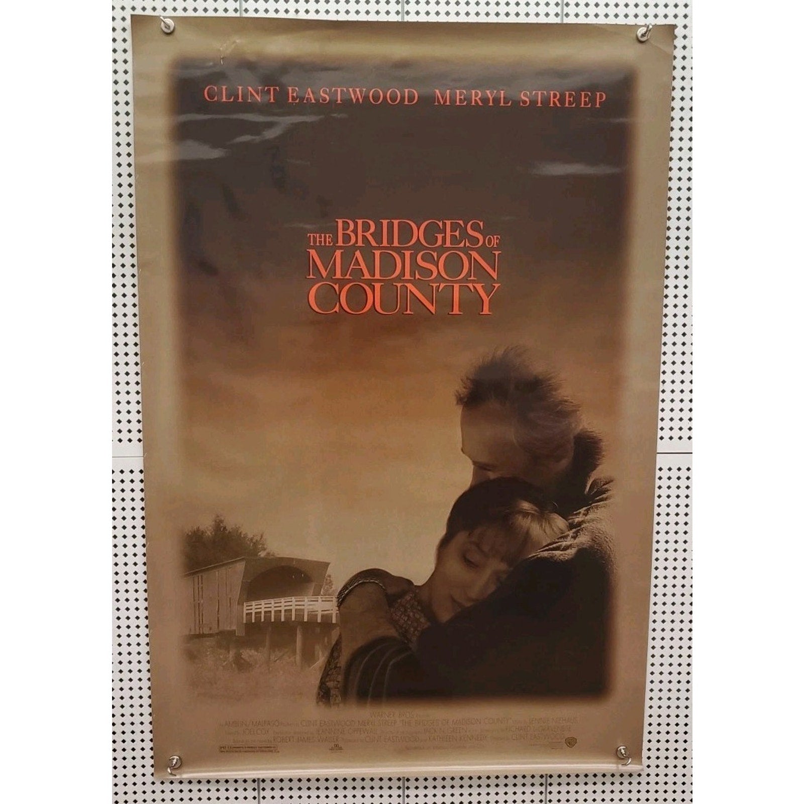 The Bridges of Madison County 1995 Double-Sided Movie Poster 27x40 Streep