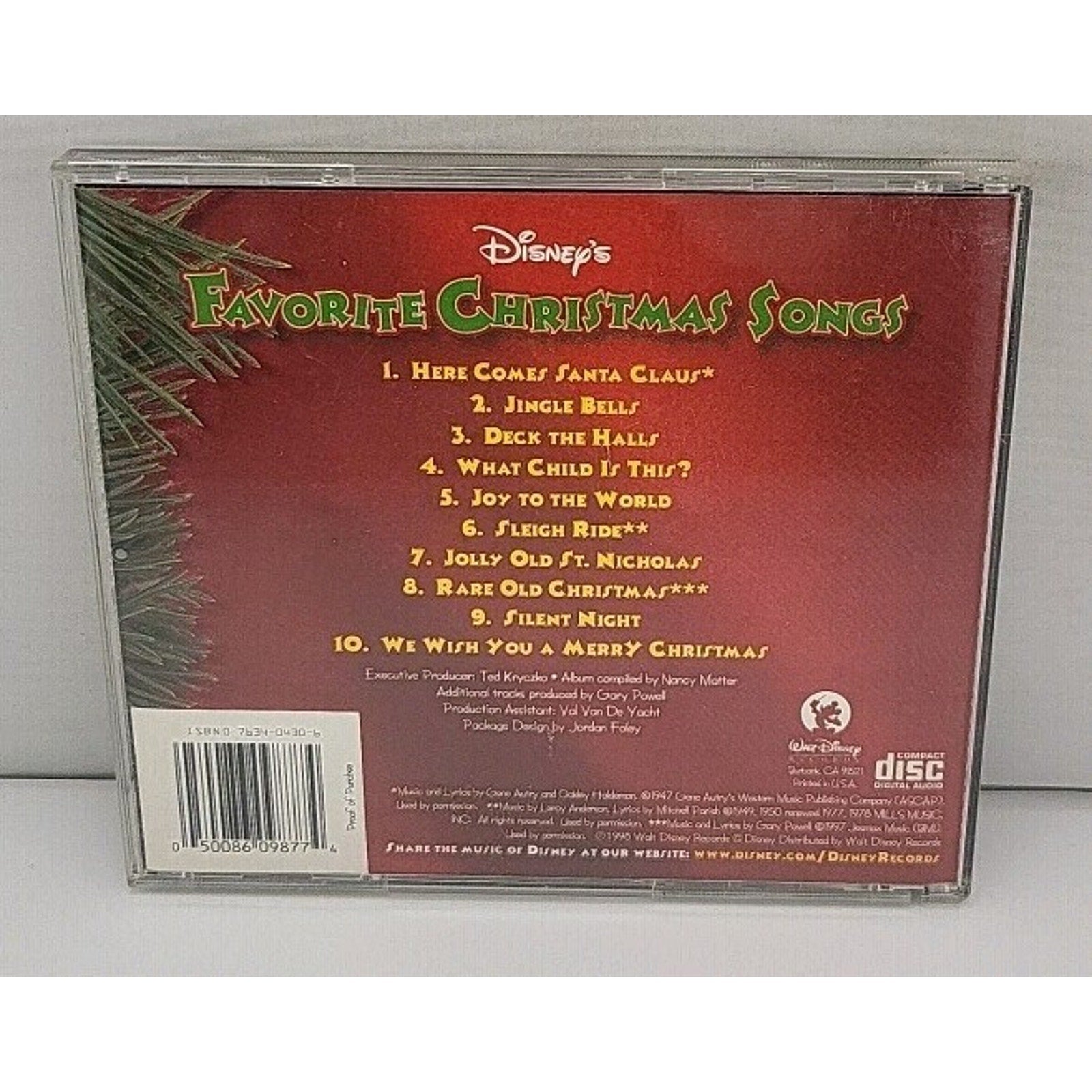 Disney's Favorite Christmas Songs by Disney (CD, Oct-1998, Madacy Distribution)