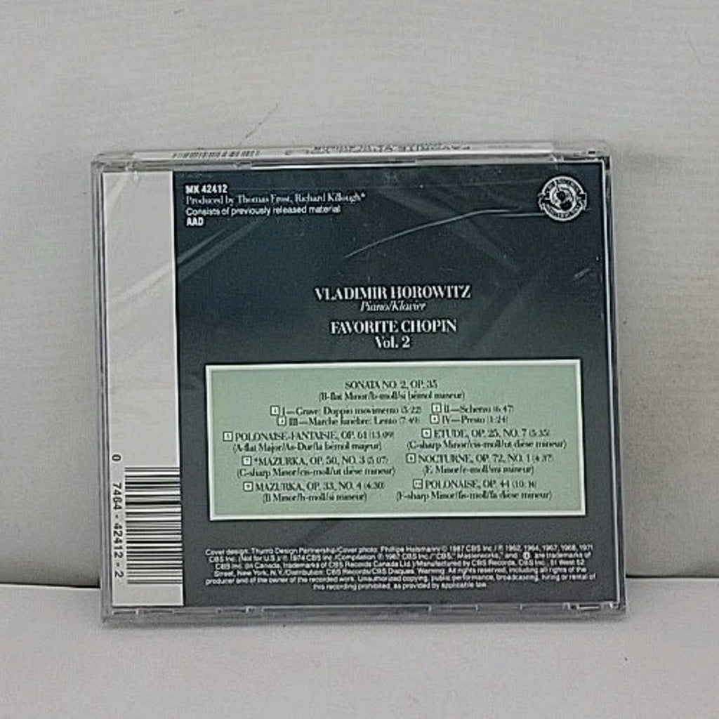 Favorite Chopin 2 by Chopin / Horowitz (CD, 1987) *Brand New*