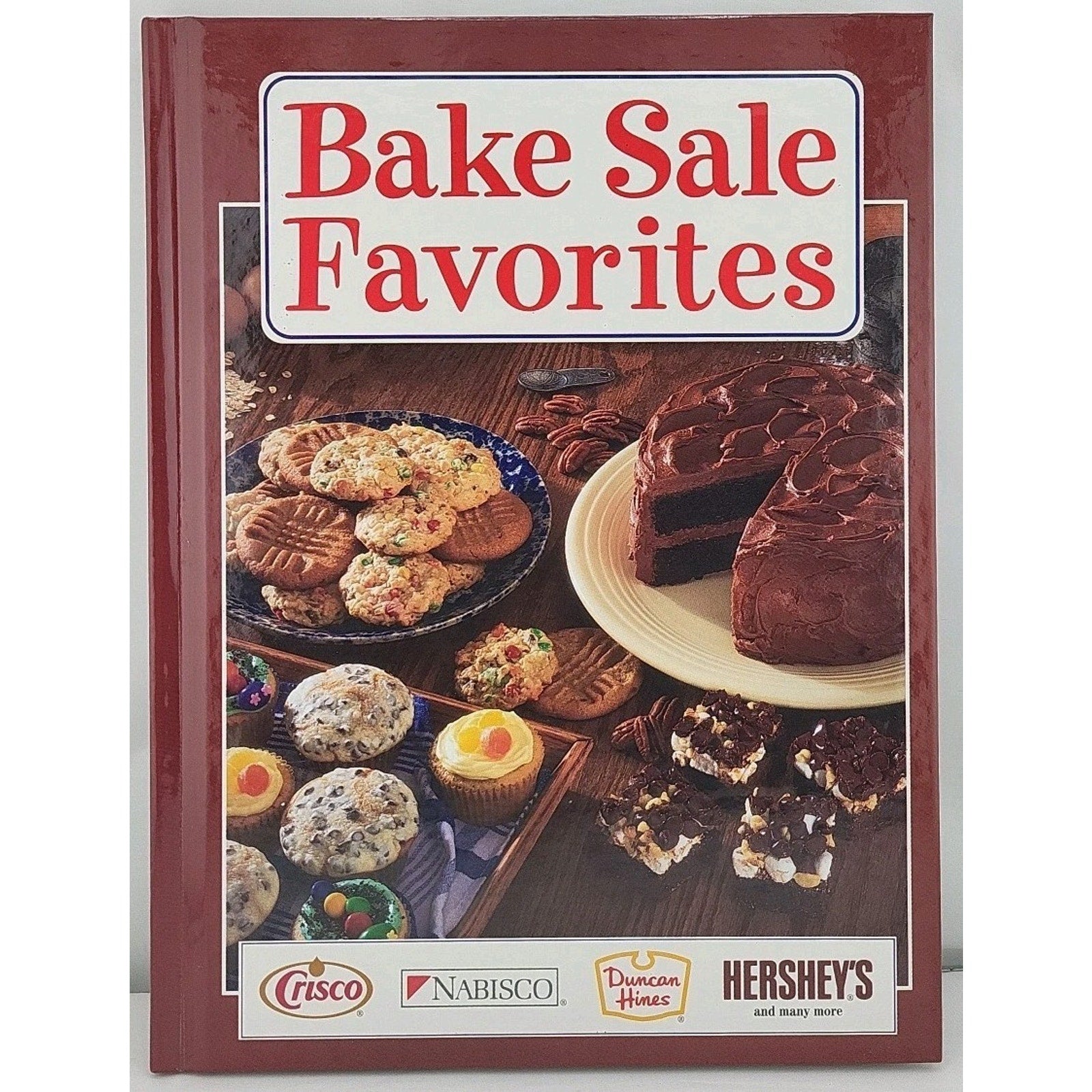 Bake Sale Favorites Hardcover Cookbook Baking Vintage Cookies & Treats