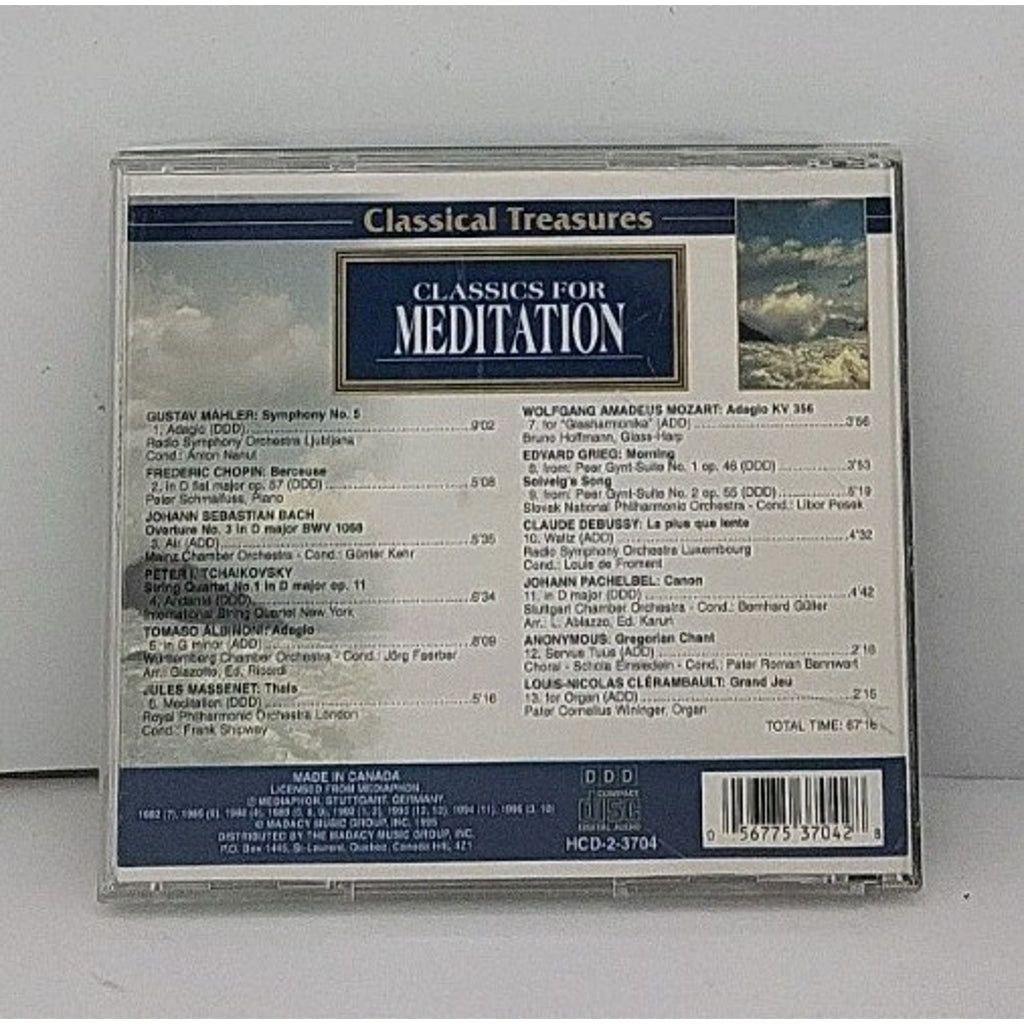 Classics for Meditation by Various (CD, 1997)