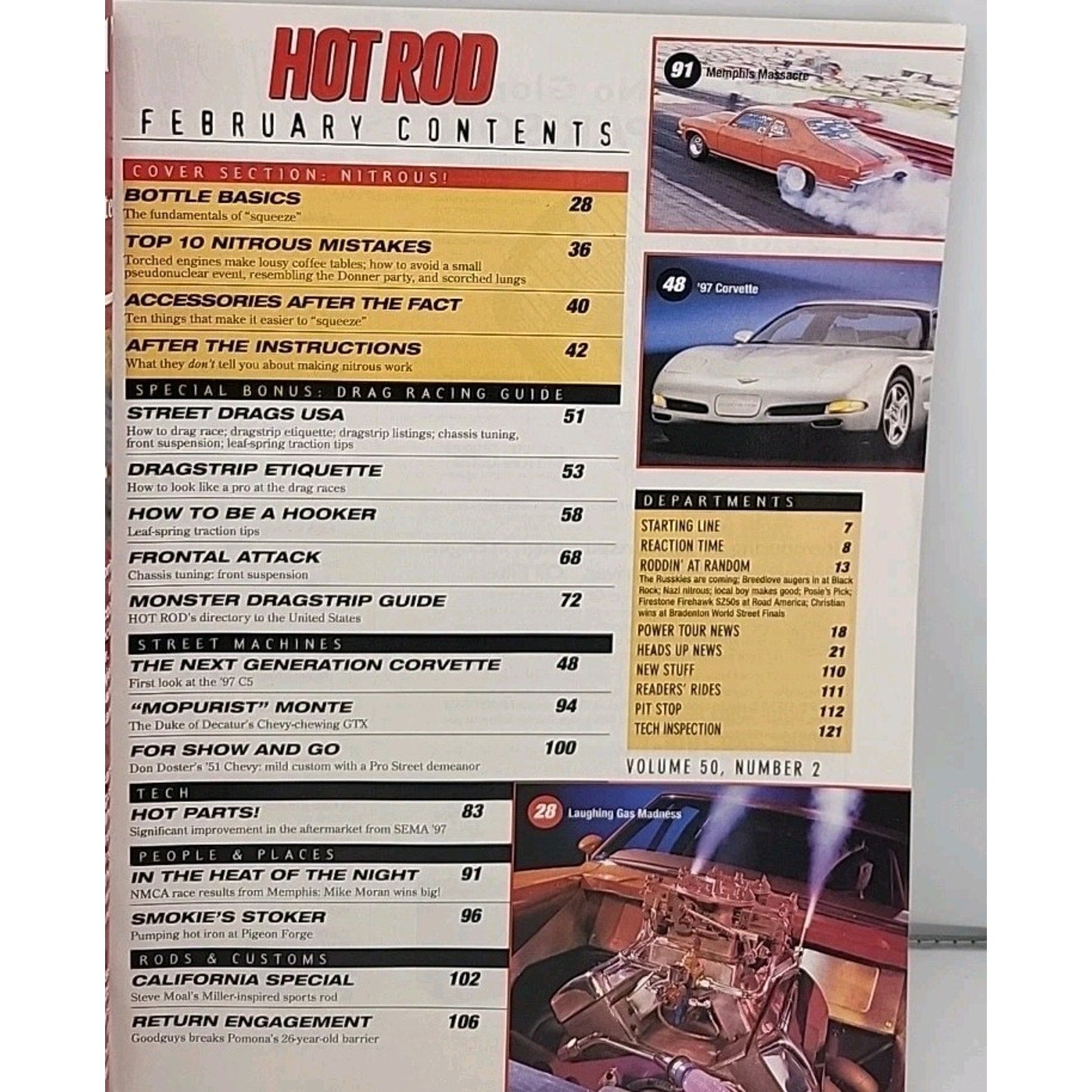 Hot Rod Magazine February 1997