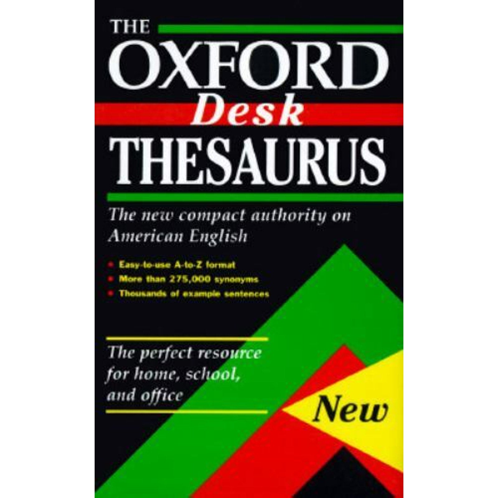 The Oxford Desk Thesaurus by Laurence Urdang (1995, Hardcover)