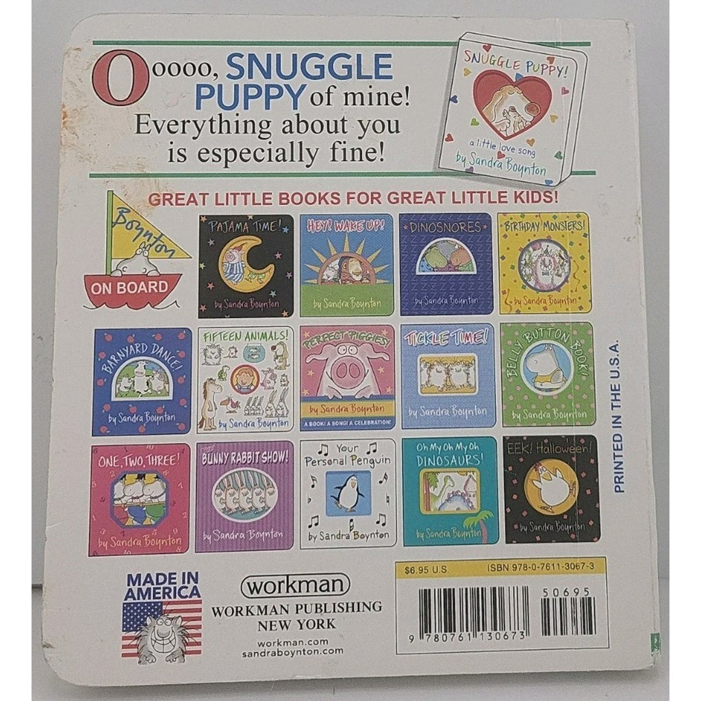 Snuggle Puppy! by Sandra Boynton (2003, Children's Board Books)