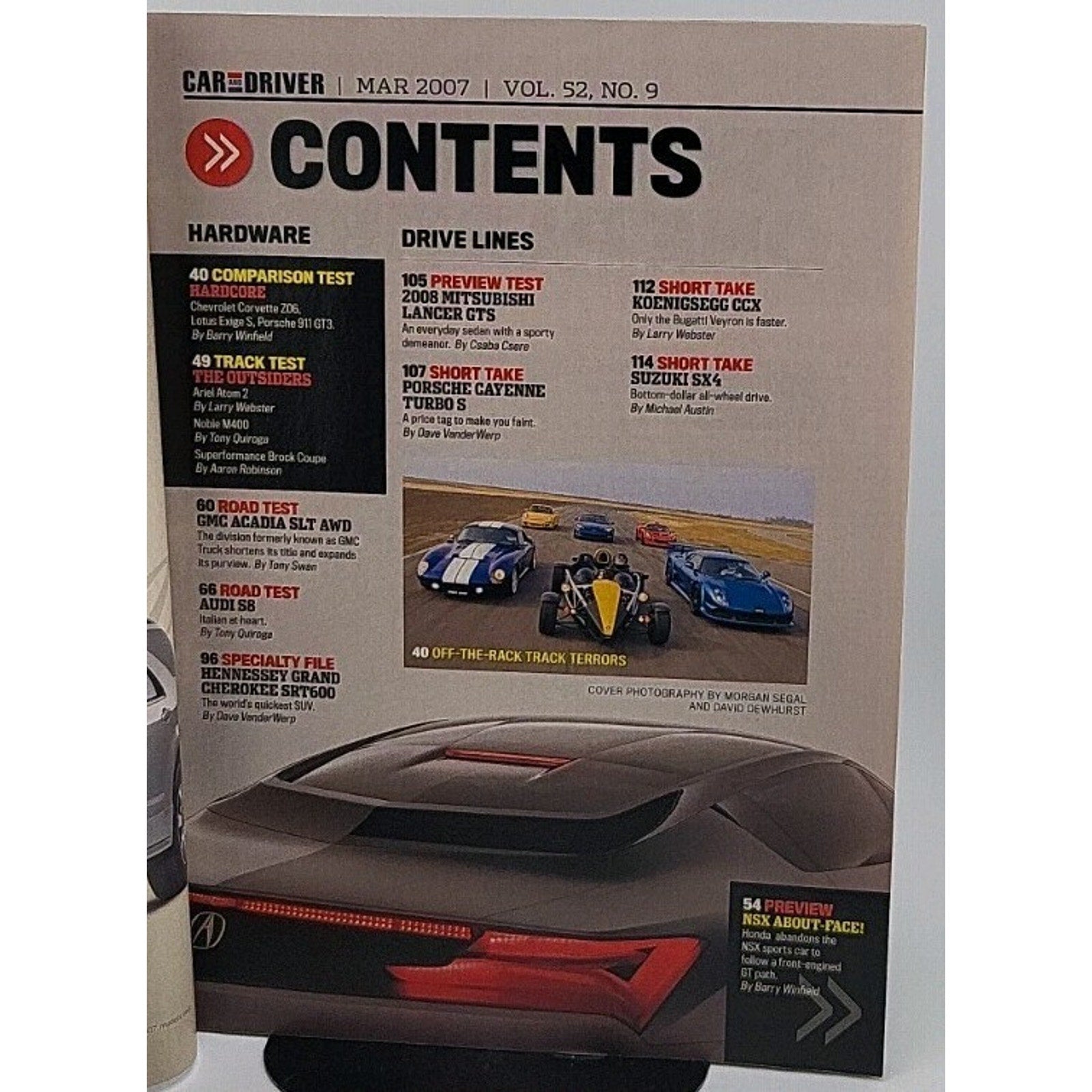 Car And Driver Magazine - March 2007 - Vol. 52 No. 9