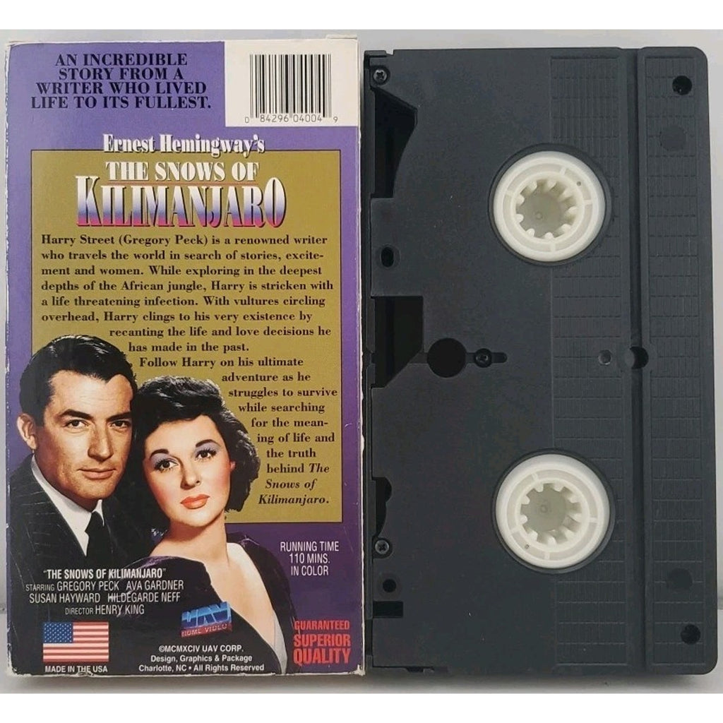The Snows of Kilimanjaro (VHS, 1989)