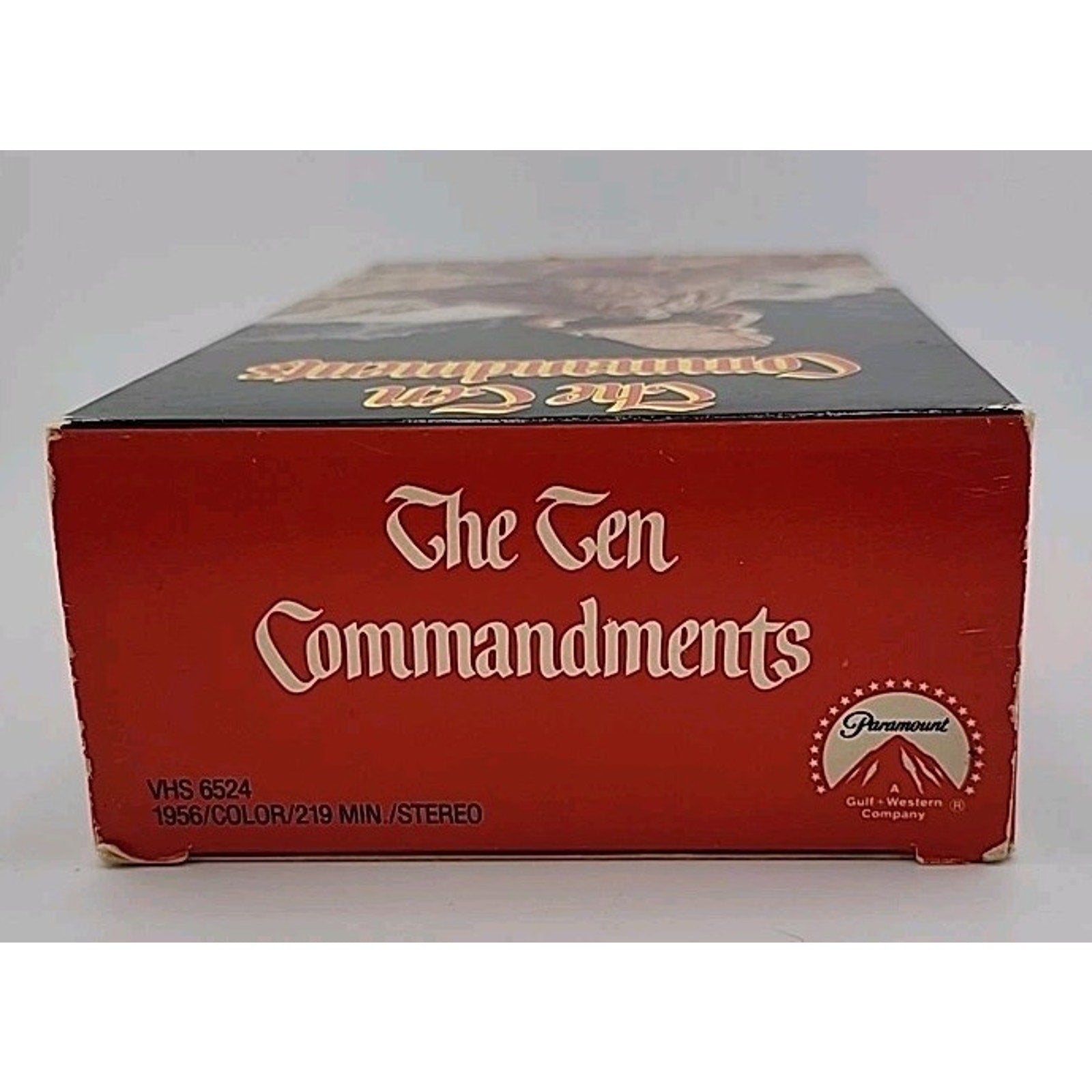 The Ten Commandments Part 1 And 2 (VHS)