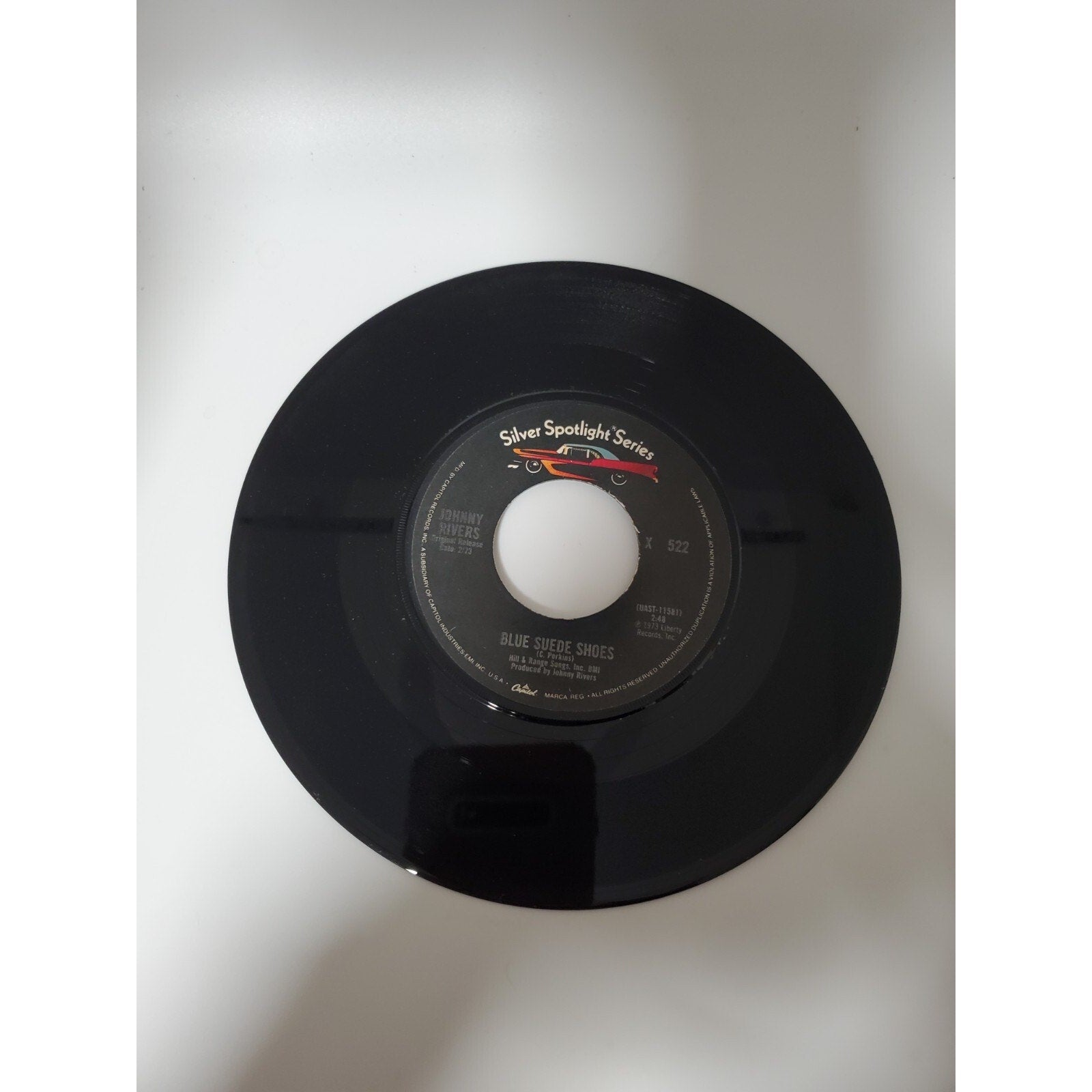 Johnny Rivers - Blue Suede Shoes - 45RPM Record - Singles