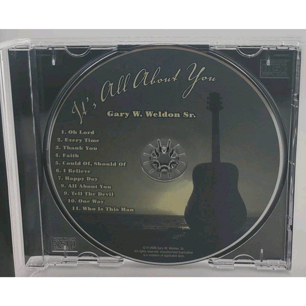 Gary W. Weldon Sr - it's All About You - CD
