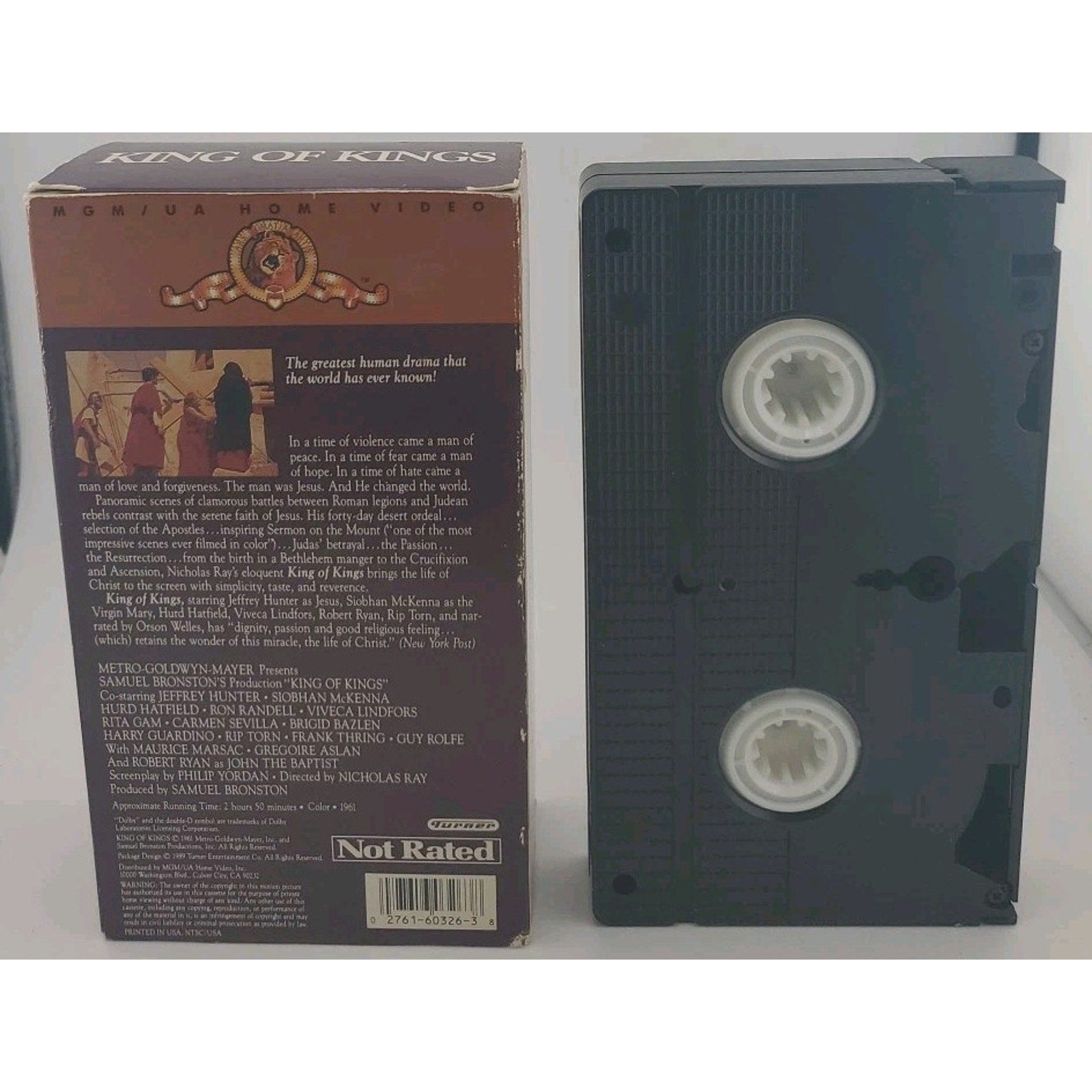 King of Kings (VHS, 1996, 2-Tape Set)