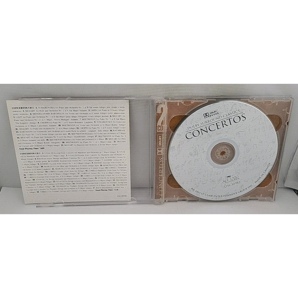 Fifty Classical Concertos by Various (CD, 2002)