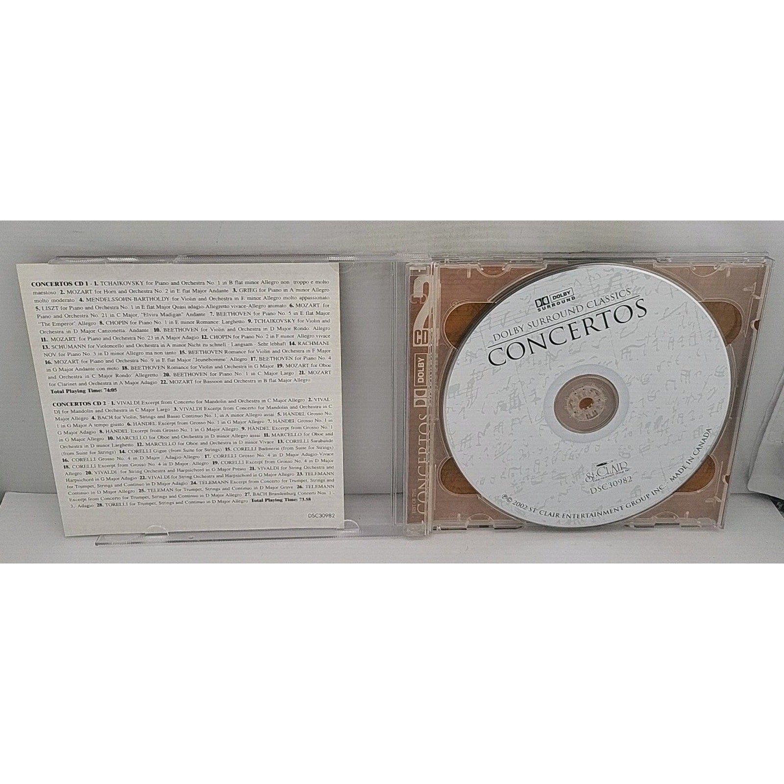 Fifty Classical Concertos by Various (CD, 2002)