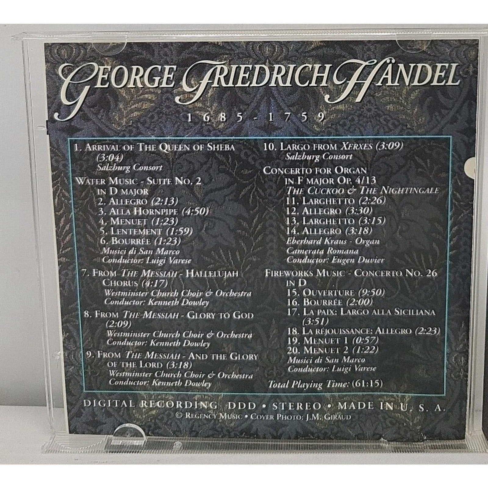 The Masterpiece Collection: Handel CD Volume 5